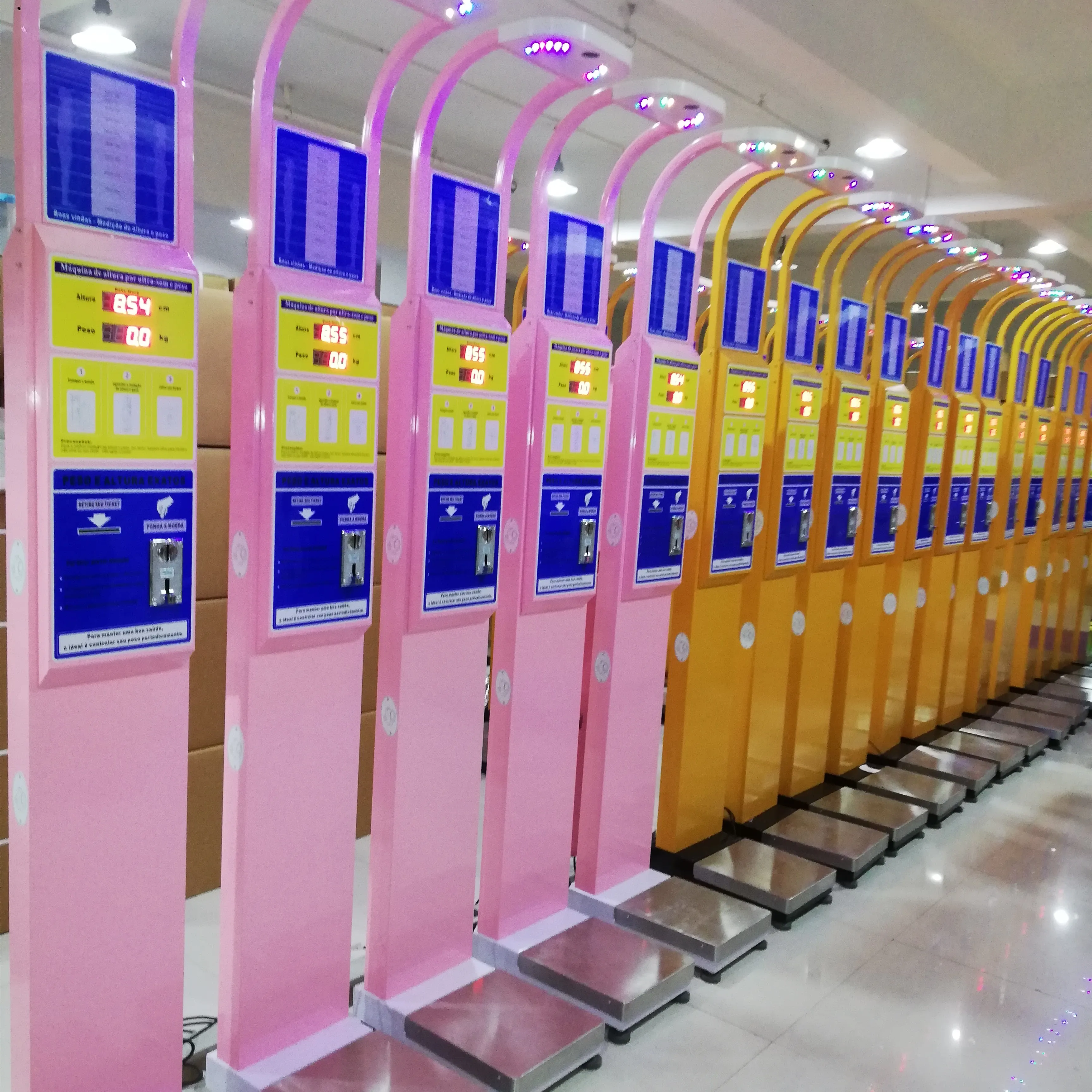 Height weight scale and body fat machine Ultrasonic BMI Body Height Measure Weight Fat Scale