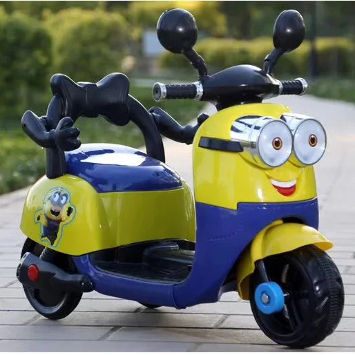 children electric motorcycle with big LED light/Safety fence/Widening body with backrest