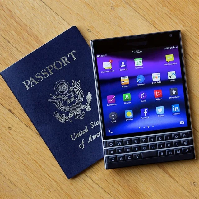 Free Shipping For Blackberry Passport Q30 BLACK Unlocked GSM QWERTY Original Touchscreen Mobile Cell Phone Smartphone By Post