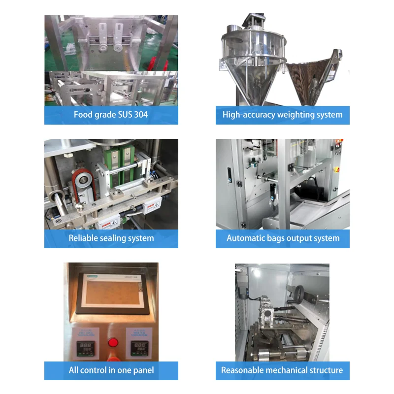 Автоматическая 500 г 1 кг какао-порошок растворимый кофейный порошок упаковочная машина для молотого кофейного порошка упаковочная машина