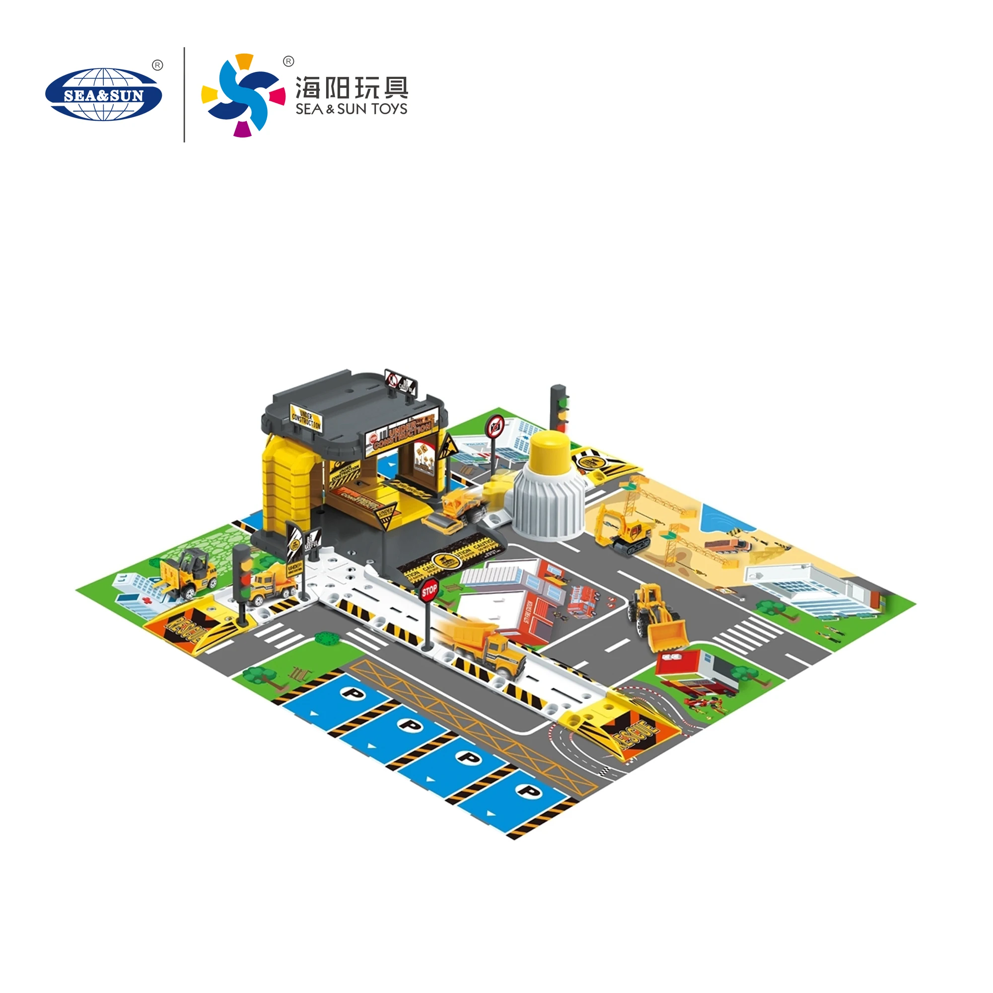 Выброса инженерные Автостоянка оснащен 2 автомобили из сплава
