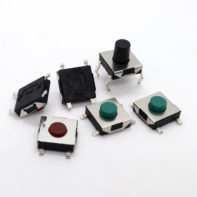Tact Switch 6x6 DIP SMD Tactile Micro Push Button Micro Switch For Electronic Mobile Devices 4pin Tact switch