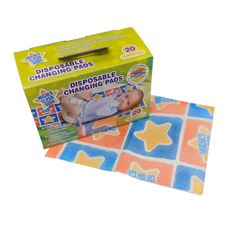 Custom Print Ultra Soft 3 Protective Layers Quilted Comfort Non-Woven Fabric Infant Changing Mat For Travel