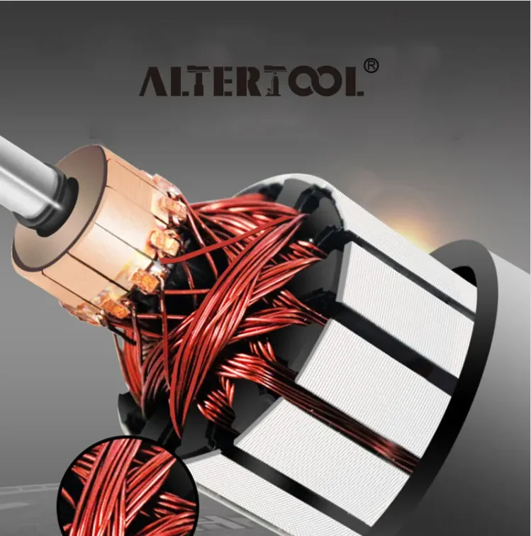 2023 Altertool Newest Product Double Cylinder Tire Inflator Portable Mini Electric Air Pump DC 12V Car tyre Inflator Compressor
