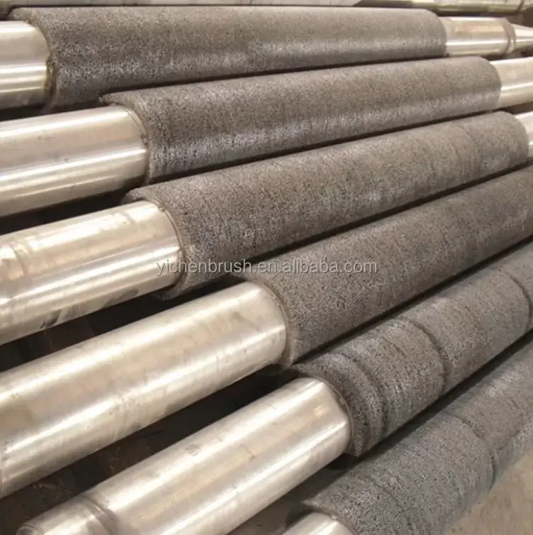 Anti Static Wire Brush Roller Woodworking Furniture Dust Removal Brush Roller