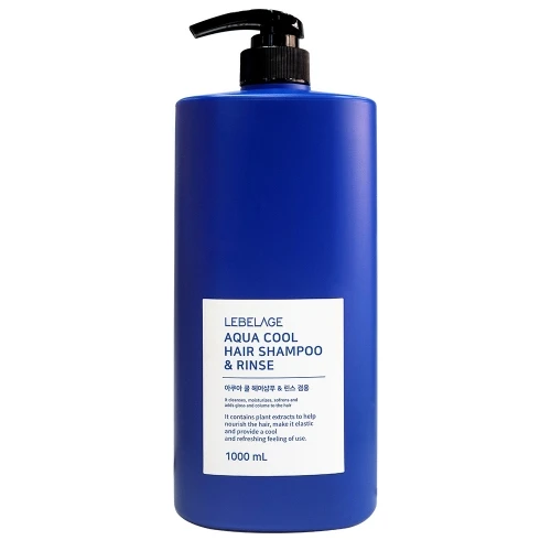 Wholesale Korean Lebelage Aqua Natural Hair Care Cool Hair Shampoo & Rinse 2In1 For Export