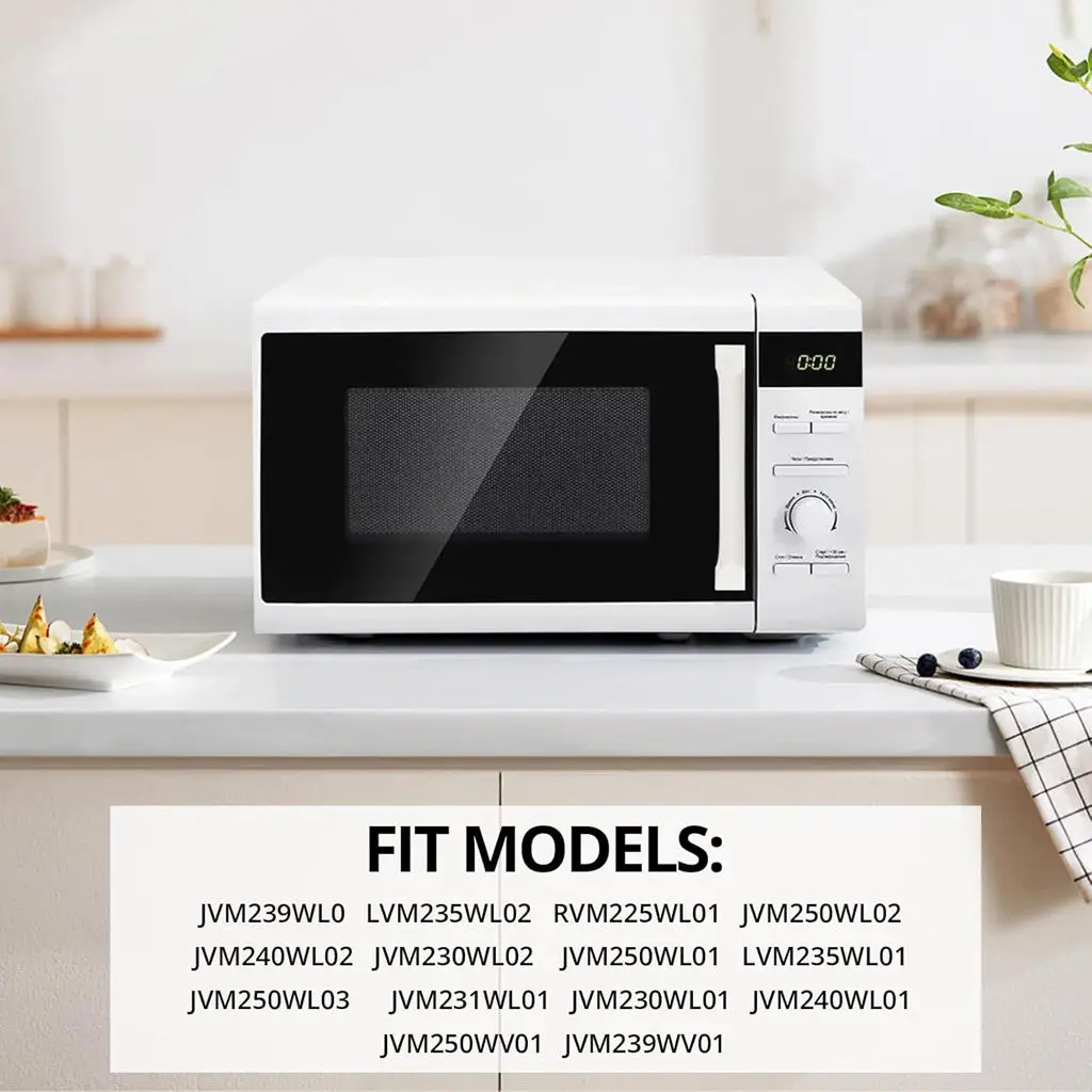 Microwave Door Handle WB15X322 White Replacement for Microwave General Electric JVM240WV01 JVM230WL02