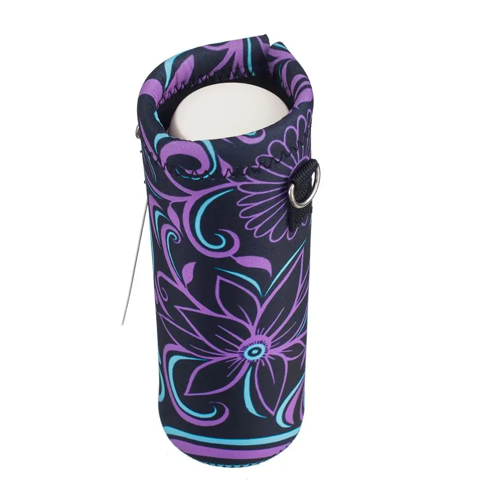 Water Bottle Carrier,Insulated Neoprene Water bottle Holder Bag Case Pouch Cover 1000ML or 750ML,Adjustable Shoulder Strap,