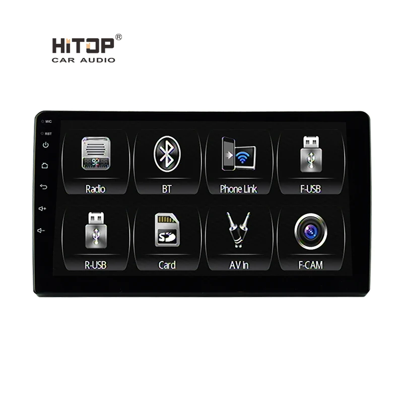  EW6800F 128M AM FM RDS Car Radio BT DVD Universal Linux WIN CE MP5 Player 10.1