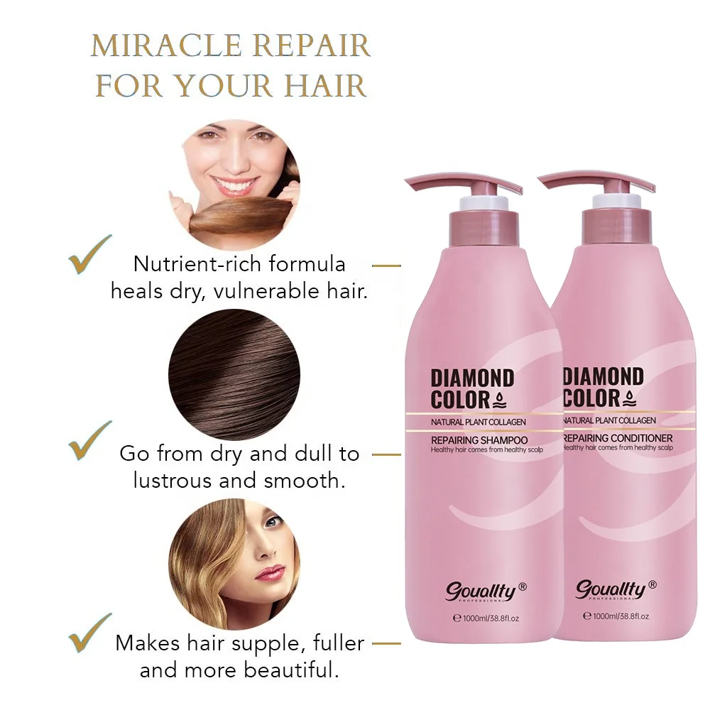 Wholesale thinning hair create volume Bio Cleansing Shampoo Thickening Conditioner Duo Set