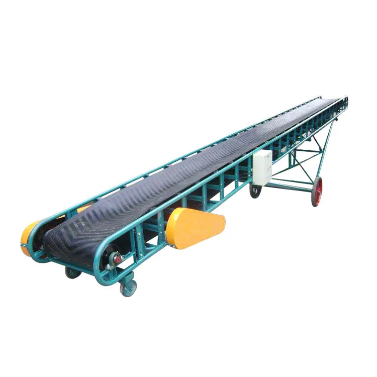 China Customized mobile loading telescopic belt conveyor for truck loading and unloading