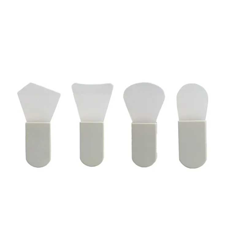Hot sale DIY tool mud film application mini short handle silicone facial mask brush does not hurt skin small