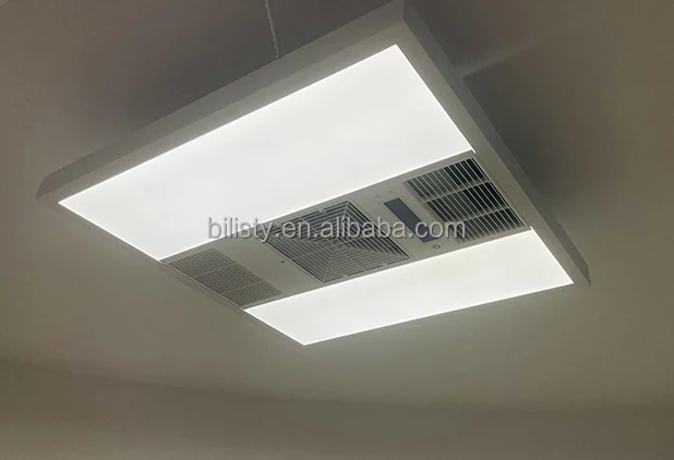 uvc sterilization light 595*595 UGR<16 LED panel light by Infrared remote control sterile led light