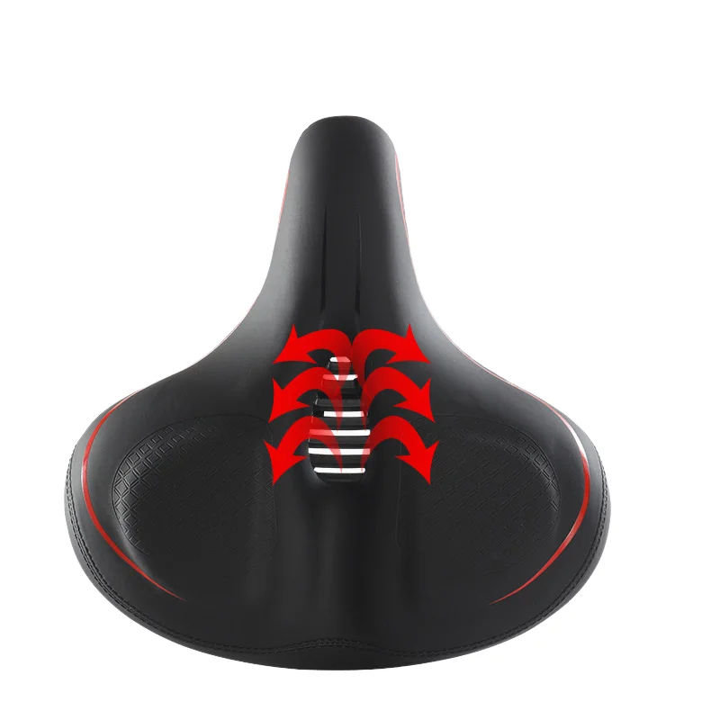 factory price vintage and comfortable PU leather Bicycle seats Spring Saddle bicycle seat post