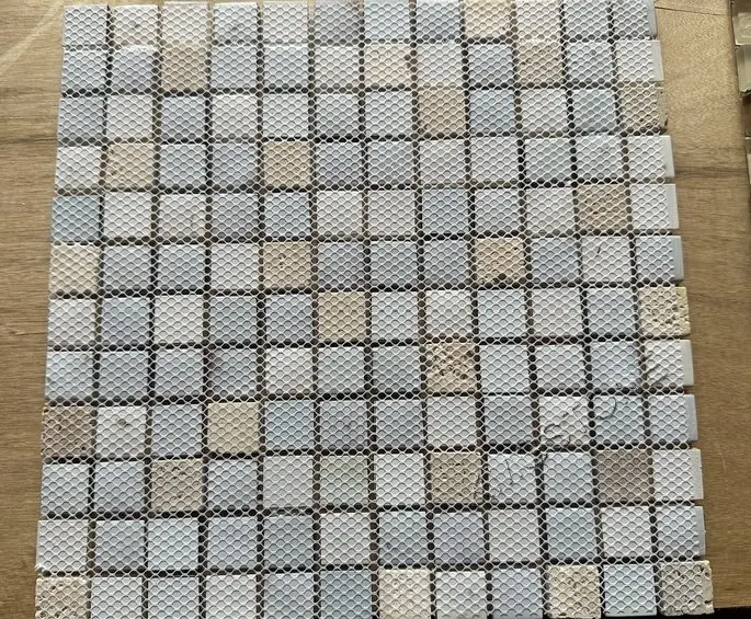 Modern Design Pattern Split Surface Slate Stone Mosaic Tile for Hotel Applications