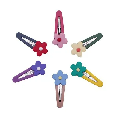 Girls Cute Cartoon Flower Hairpins Children Lovely Hair Clips Barrettes Headband Kids Hair Accessories