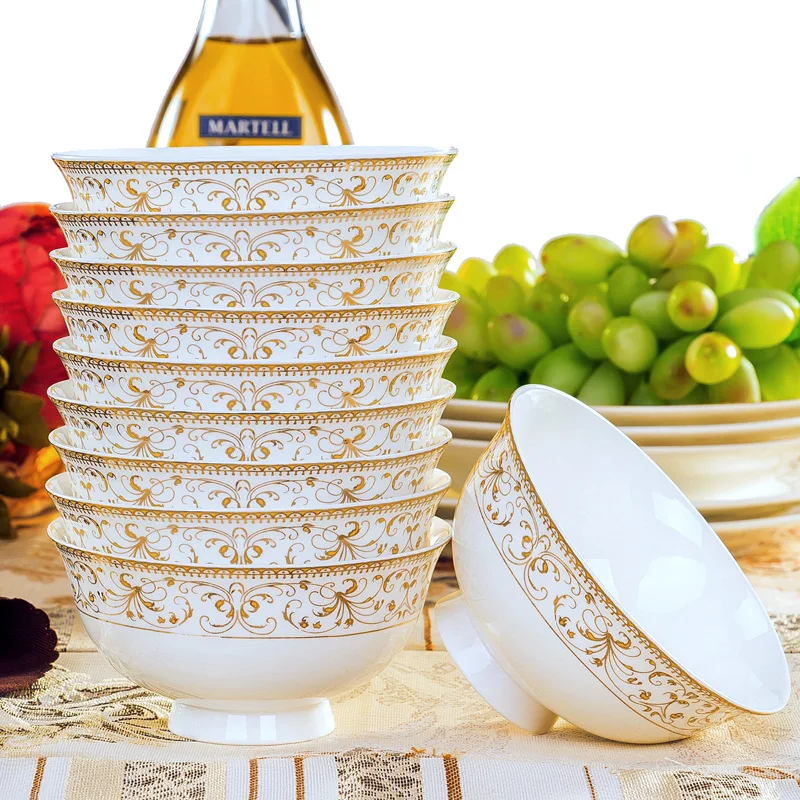 Latest Design Luxury Dinnerware Elaborately Porcelain Popular Plates Tableware for Home Party
