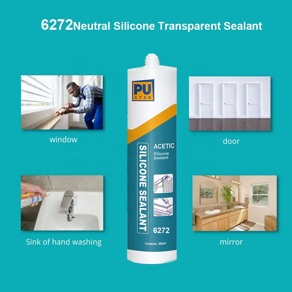 Factory Wholesale Price Neutral Transparent  Silicone Sealant Waterproof