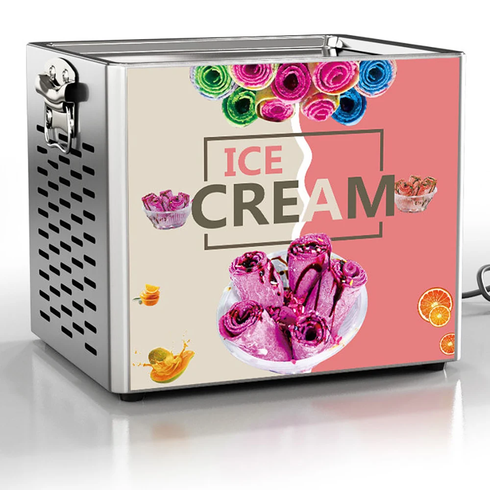 Mini Desktop Fried Ice Cream Machine For Fried Ice Cream Fried Ice Cream Roll Machine For Sale