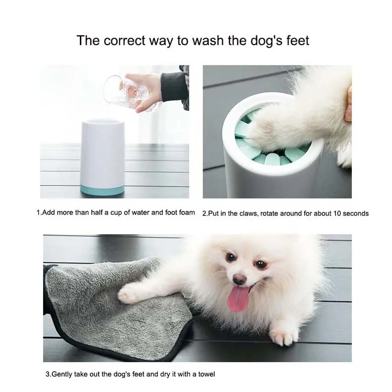 electric automatic cleaning pet foot washer animal washing wash