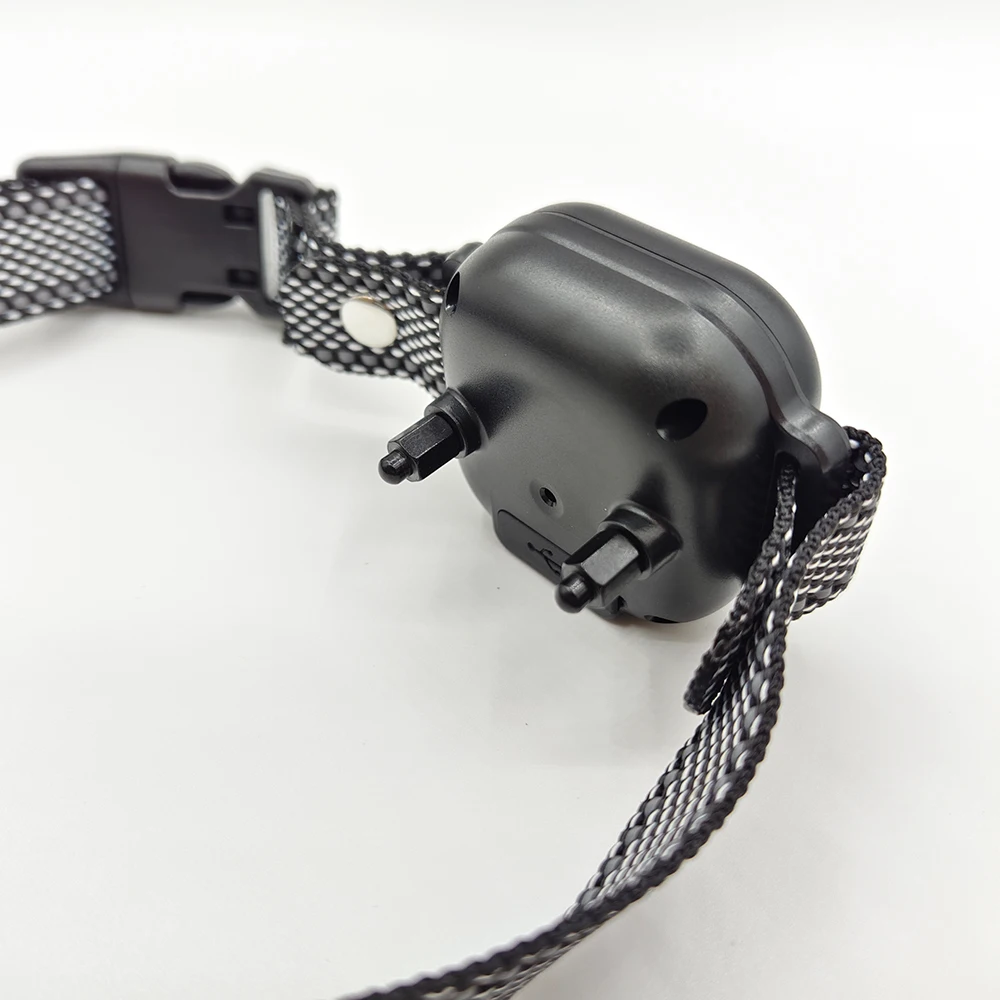 LED Touch Screen Anti-Bark Collar Rechargeable Sound Sensor Vibration Device for Dogs and Cats Plastic Material