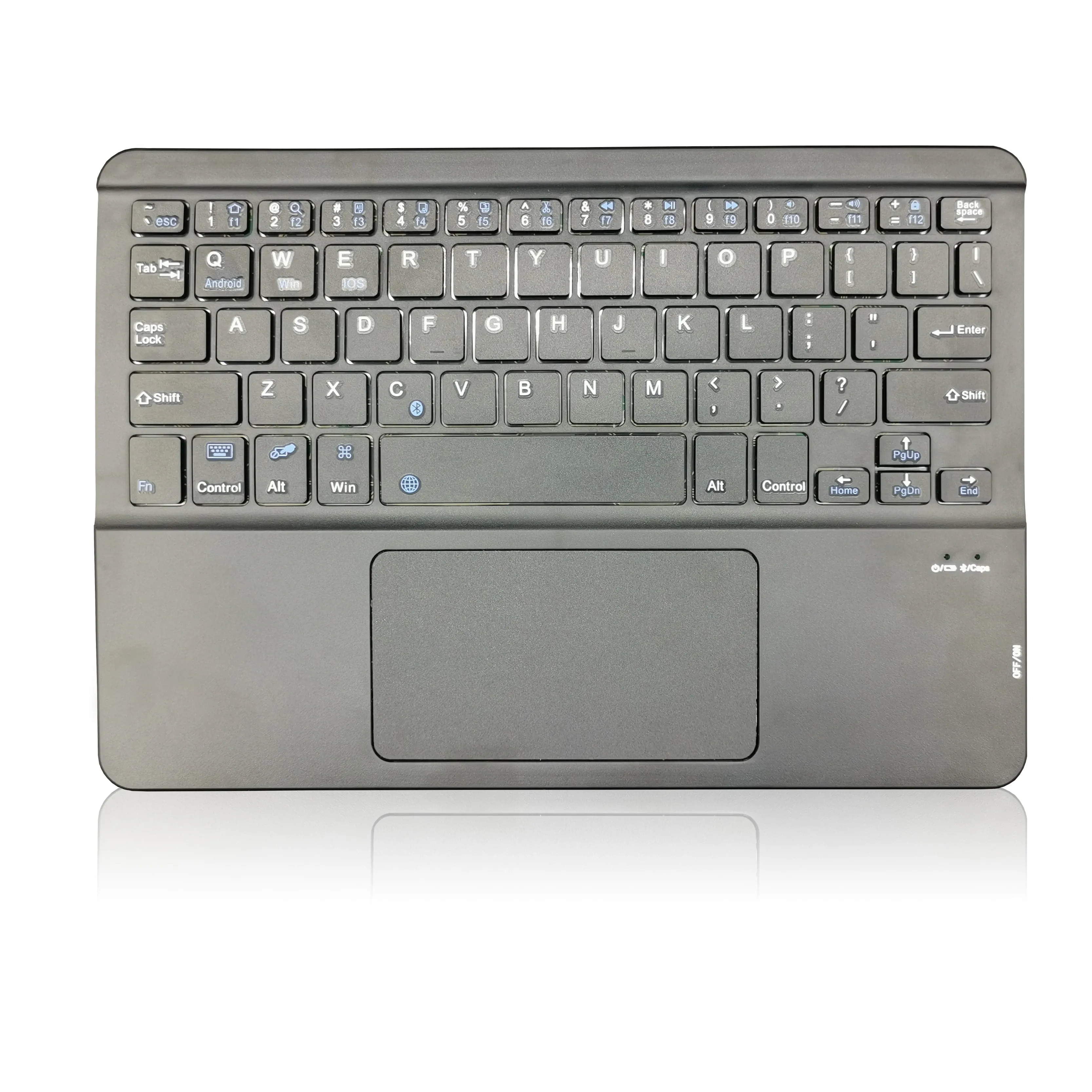 60% мини перезаряжаемая клавиатура планшета с тачпадом для windows android ios планшет ipad Телефон