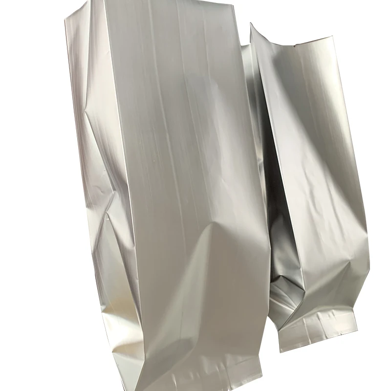
Food packaging aluminum bag custom sugar tea coffee back middle seal bag 