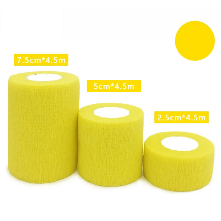 self adhesive pressure bandage gauze purple athletic tape OEM