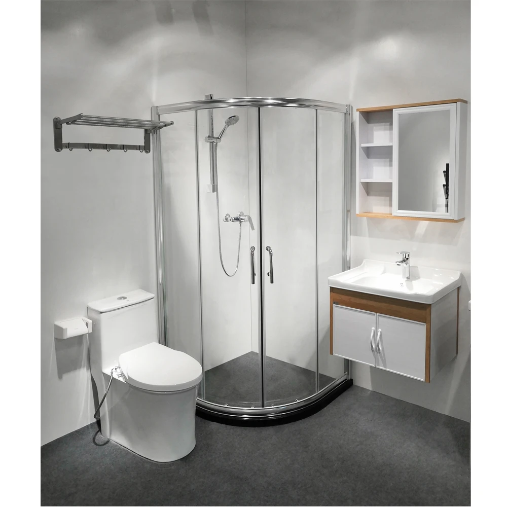 KM05 Customized Low Budget Small Bathroom Ideas Shower Cabin/Toilet/Bathroom Cabinet