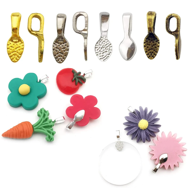 Amazon Hot Sale100pcs 15x5mm Small Pendant Bails for Jewelry Earring ,TOYS0664