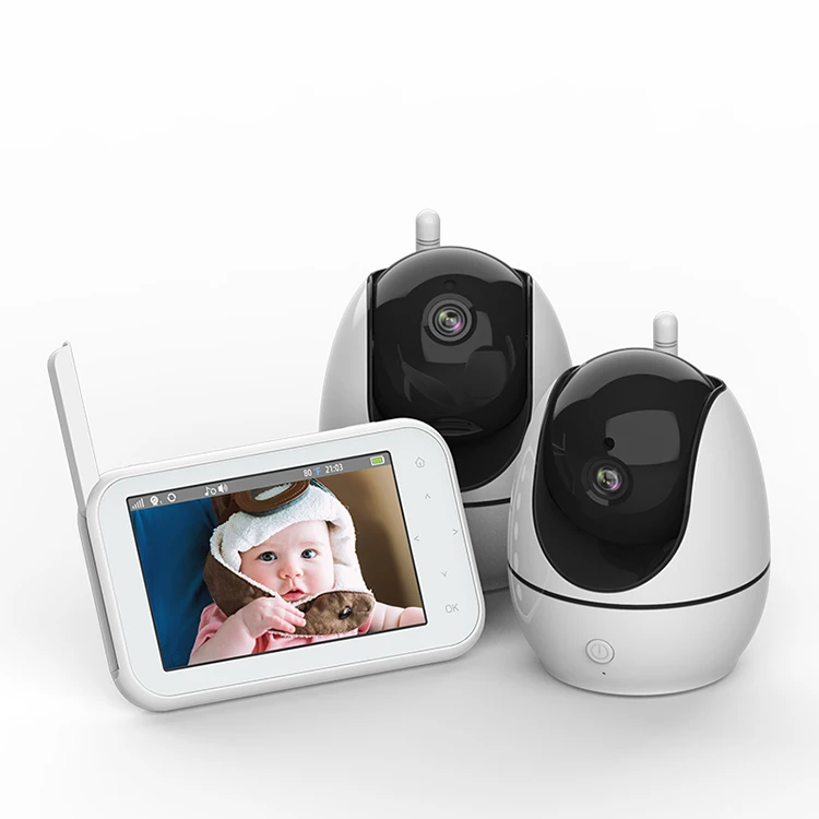 New 4.5 Inch HD720P Wireless Night Vision with Baby Cameras Two-way Talk Back LCD Display Baby Monitoring Camera Baby Monitor