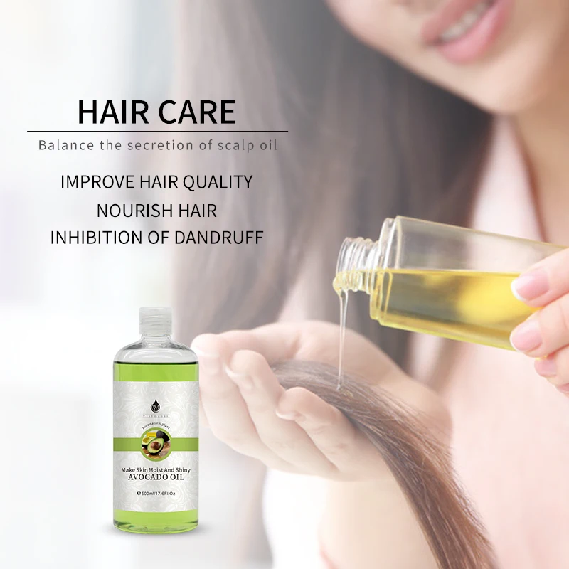 
Best Carrier Oil First Squeeze Cold Pressed Green Avocado oil For Face Skin Hair 