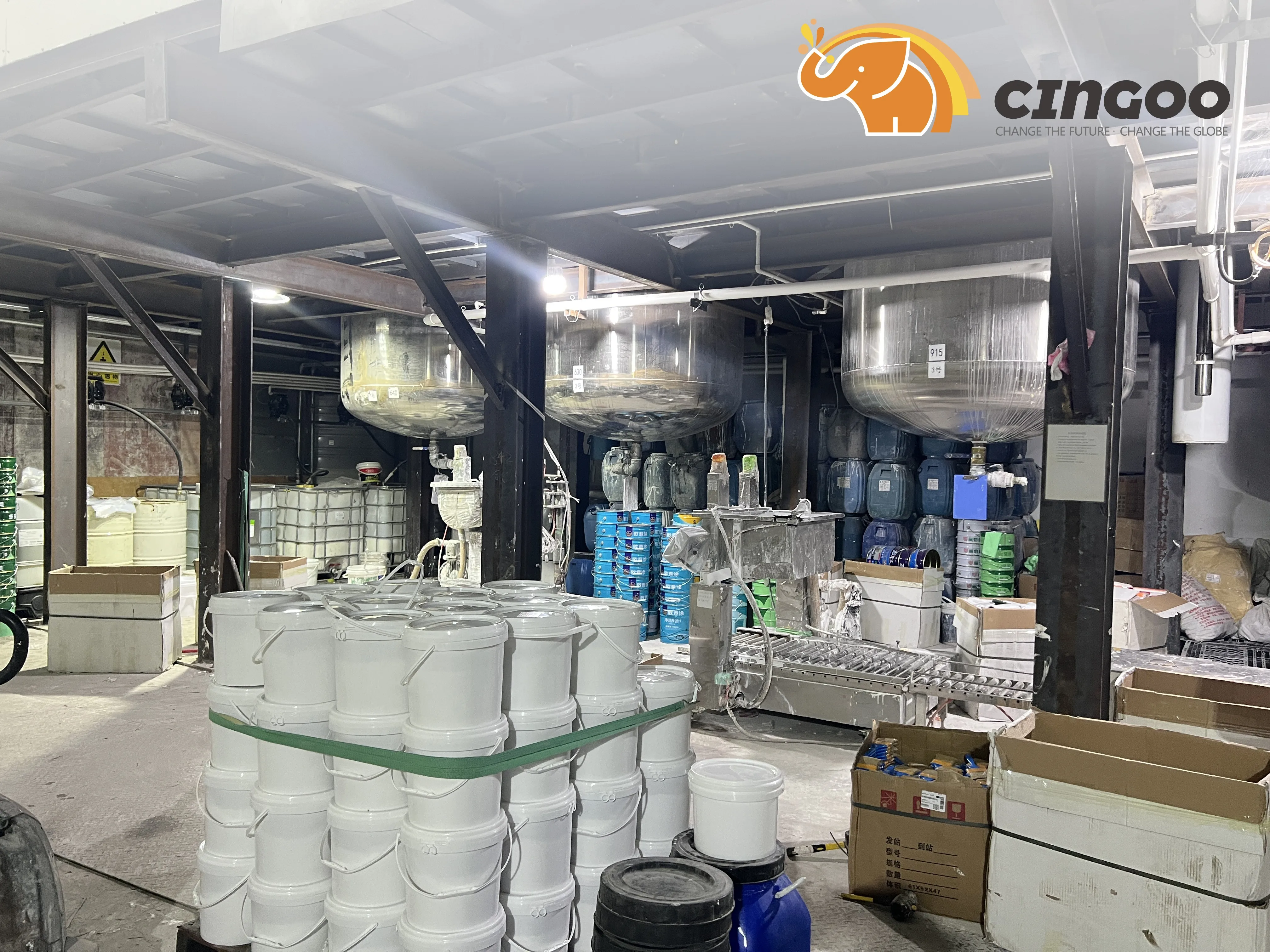 CINGOO Acrylic white weatherproof colorful Exterior Paint wall paint building coating strong adhesion