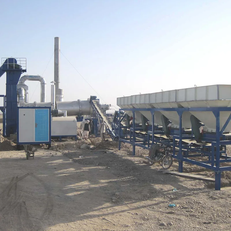 DHB80 80TPH Stationary Road Machinery Hot Drum Mix Asphalt Plant Mixer Bitumen Mixing Production Plant