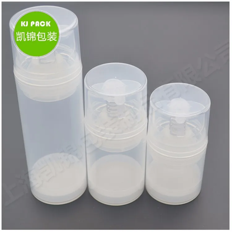 Stock White Customizable Luxury Empty Plastic Foam Lotion Pump Bottle Cosmetics Face Skin Care Airless Bottle With Lotion Pump