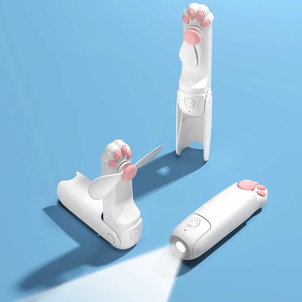 2024 вентиляторы охлаждающие мини-портативный Usb-вентилятор с низким уровнем шума и бесшумной третьей передачей Многофункциональный Складной вентилятор
