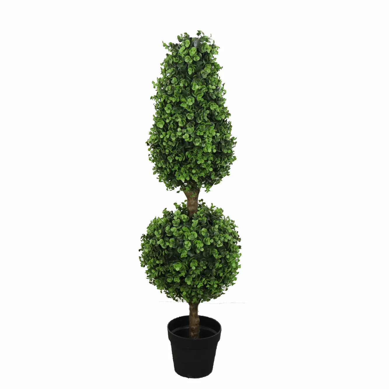 Cheap 120 cm high artificial topiary ball tree plant in different design for decoration
