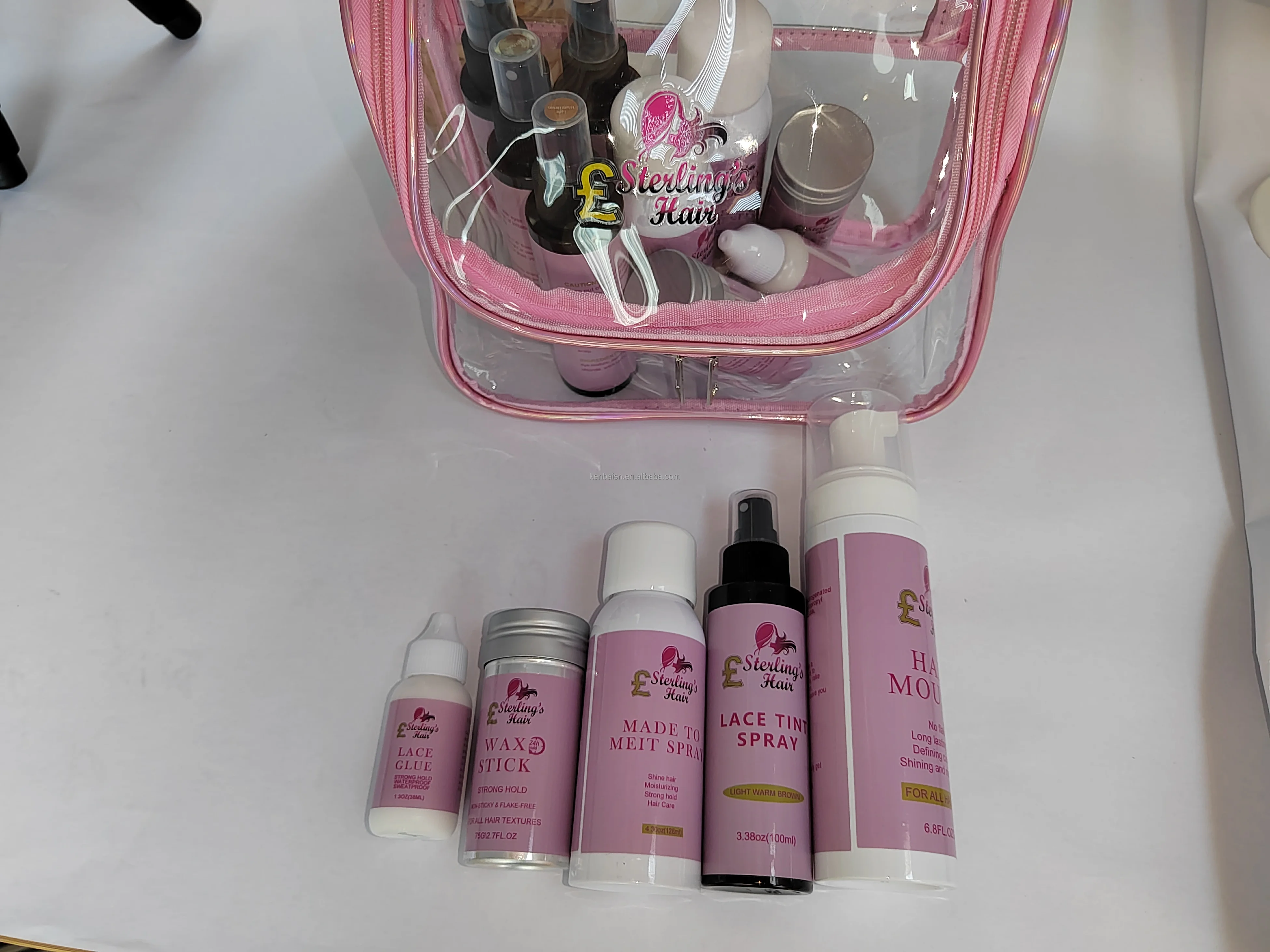 High Quality Private Label Custom Hair Styling Luxury Hair Tint Spray Waterproof Lace Glue Kit