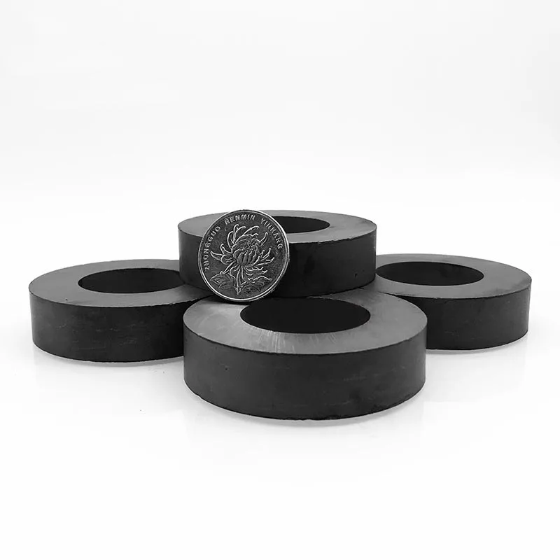 Professional China Manufacture Y25 Y30 Y35  Permanent Big Ring Ferrite Speaker Magnet