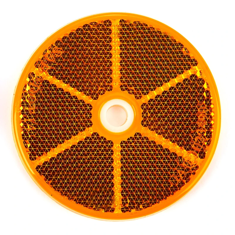 Factory direct supply plastic car round reflectors for sale