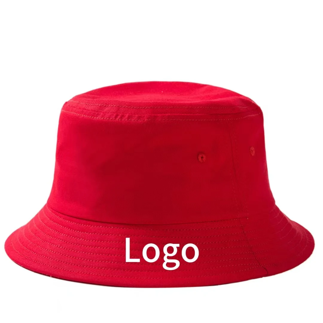 Хит продаж оптовая продажа простая шляпа-ведро хлопковое белье для взрослых детей