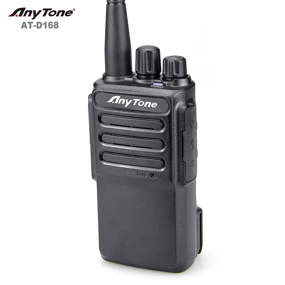 2024 Hot sales New product Anytone AT-D168 Handheld Walkie Talkie DMR Digital Radio 256 Channels AES256 Encryption Type C charge