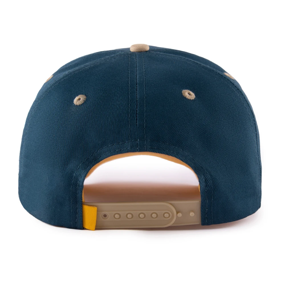 Высококачественная 100% хлопчатобумажная ткань для взрослых Gorros индивидуальный дизайн логотип двухцветная 5-панельная шляпа объемная вышивка бейсболка шляпы