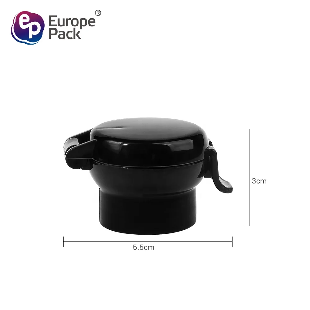 Factory wholesale child resistance cap cute plastic water bottle caps with straw