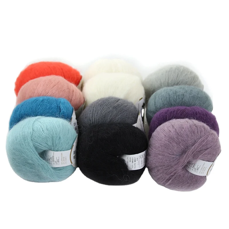 China Supplier hot sale mohair fancy yarn for hand knitting