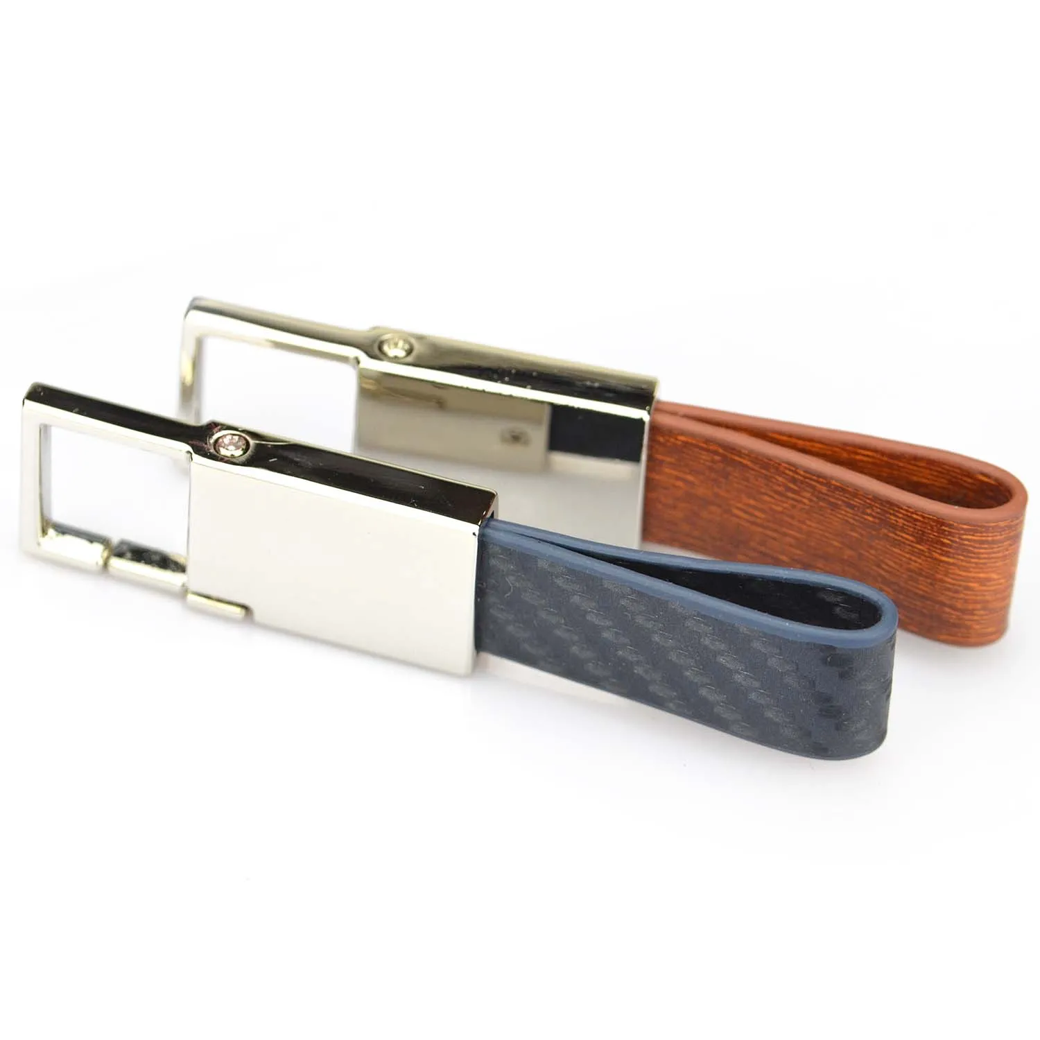 Wholesale Designer Personalized Custom Luxury Car Brand Logo metal Leather Strap KeyChain