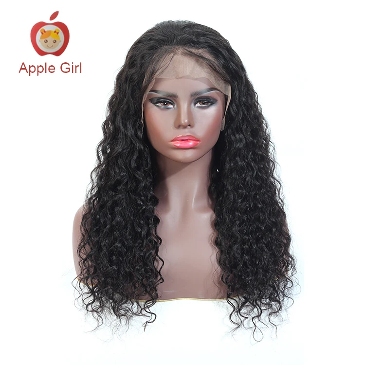 13X4 Lace Front Wigs Human Hair Virgin Brazilian Water Wave Human Hair Wigs For Black Women Cuticle Aligned Hair