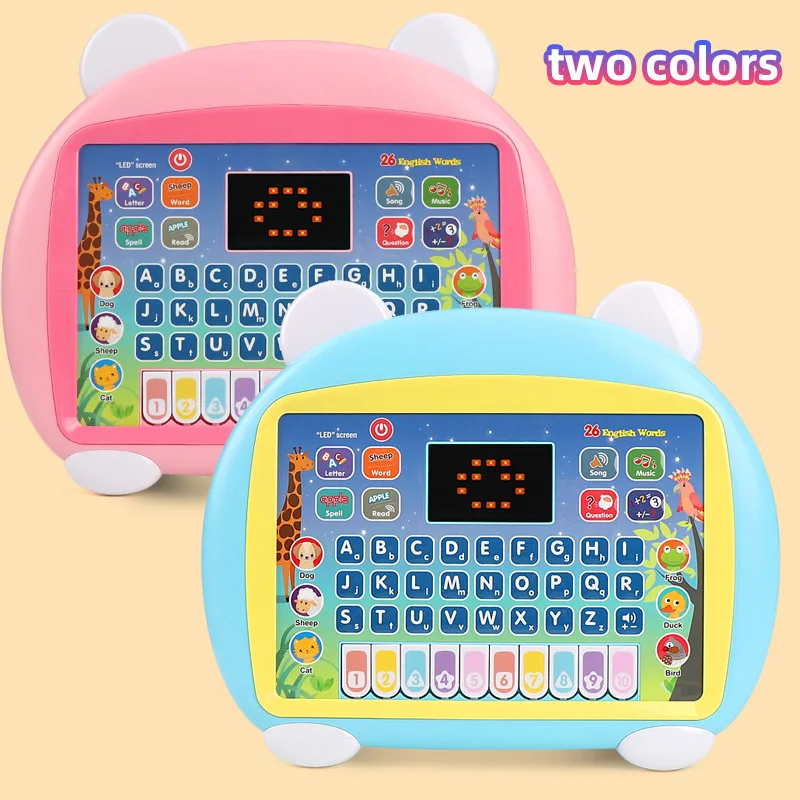 Led Screen Learning Toy Tablet Pad Computer Kids Toys Baby Talking Laptop Educational Toy Learning Machines Tablet For Kids