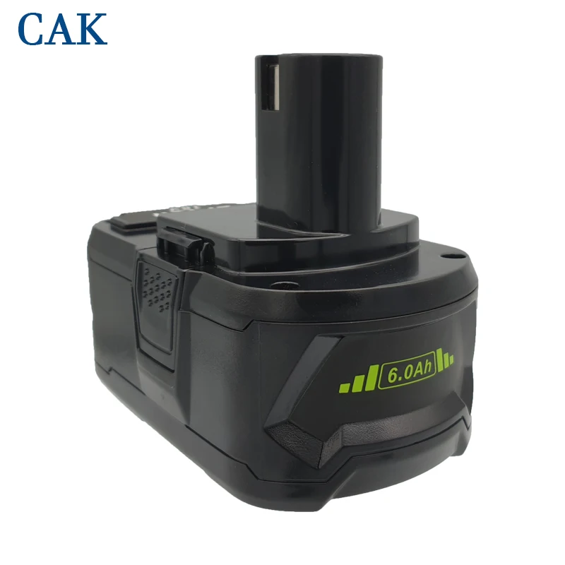 18V Battery For Ryobi One+ Plus 4.0Ah Li-ion RB18L50 BPP-1817M P107 P108 Power   12v battery adapter one plus