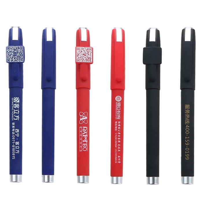 2023 hot sale Free Samples Plastic Gel Ink Pen 0.5mm Tip Liquid Gel Pens Premium Roller Pen For Advertising Promotion